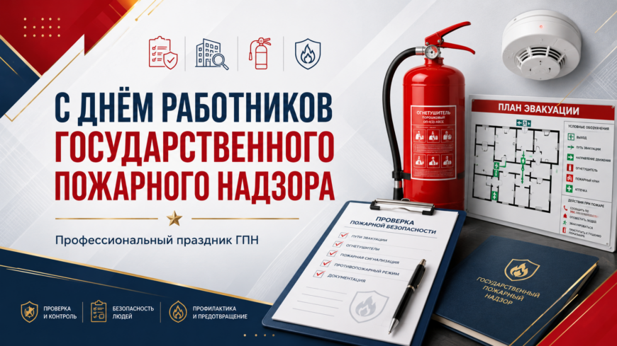 Профессиональный праздник работников Государственного пожарного надзора (ГПН)