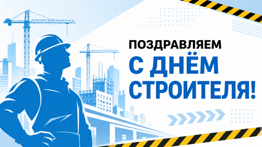 Поздравляем с Днем Строителя